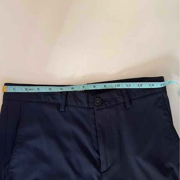 Theory Pants Flex Flat Front Performance Chino Pants Navy Blue Size 30 - Picture 8 of 9